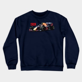 Max Verstappen 33 8 Bit Car Crewneck Sweatshirt